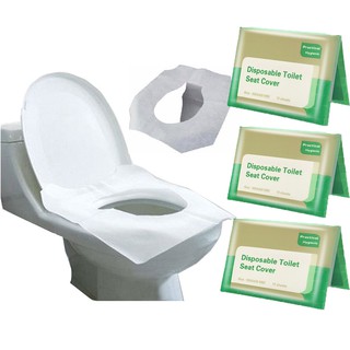 THEPLACE Anti-Bacterial Flushable Disposable Toilet Seat Paper Cover [1 pack]