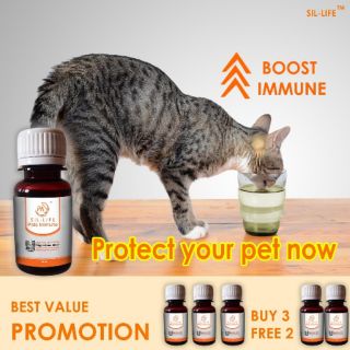 SIL-LIFE pets immune 50ppm kucing dog cat kitten puppy colloidal