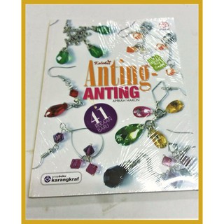 Buku Koleksi Anting-Anting, buku kraf, craft book, earring book. Mari belajar buat anting- anting, earring.