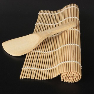 Rolling Paddle Tools DIY Maker Mat Sushi Roller Bamboo (4)