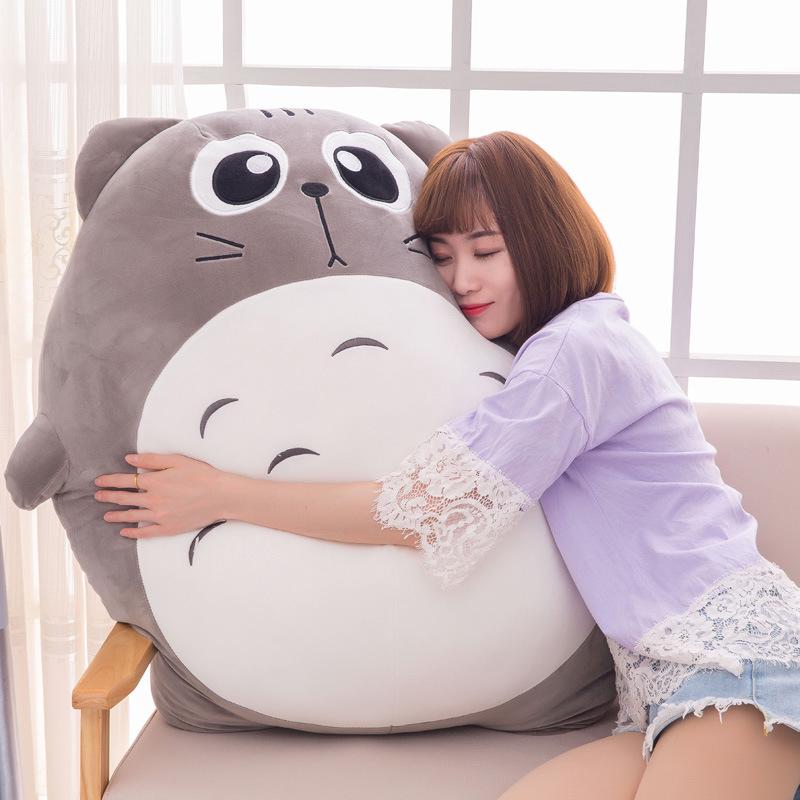 💕On Sale💕 Creative Plush Toy Dragon Cat Doll Pillow Soft Stuffed Toy Totoro Anime Girlfriend Baby Gift