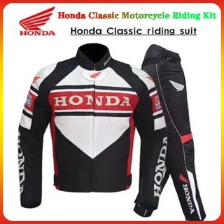 Honda Motorcycle Riding Suit Men's Racing Suit Four Seasons Riding Suit Fall Prevention Jacket
