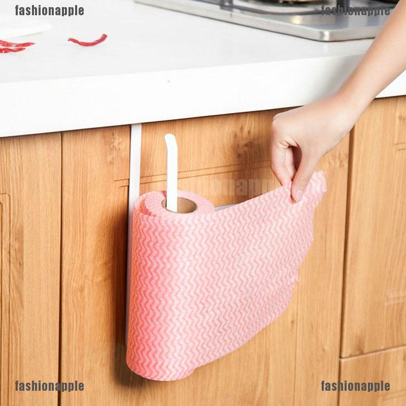 Kitchen Napkin Paper Plastic Wrap Receive Holder Without Drilling