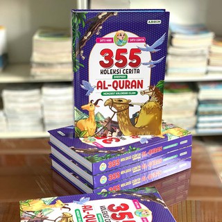 355 Koleksi Cerita daripada Al-Quran 384 Muka Surat!. Buku cerita kanak-kanak Islam.