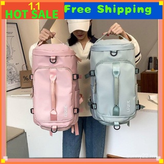 Travel Bags Hand Carry Traveling Backpack Luggage Bag Sling Bag Shoulder Bags Large Capacity Dry Wet Separation With Shoes Compartment Clothing Storage Luggage Outdoor Weekender Bag Waterproof Sports Gym Bag Beg Sukan Perempuan Beg Sandang Wani