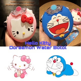 Botol Air Doraemon Hello Kitty 380ml Cute Cartoon Hello Kitty Doraemon Water Bottle