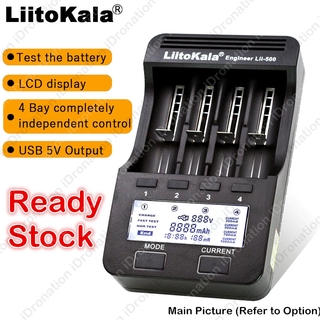 LIITOKALA LII-500 Battery Smart Intelligent Charger LCD Power Adapter 26650 18650 14500 AA AAA Lithium NI-MH Batteries