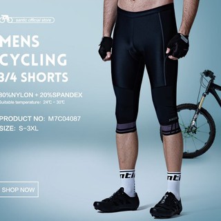 Santic Cycling pant Elastic breathable 3/4 Knickers padding pants ORIGINAL SANTIC bicycle pants