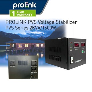 Prolink 2KVA/1600W Servo Motor Control Industrial Grade Stabilizer AVR Auto Voltage Stabilizer PVS2001CD (1)