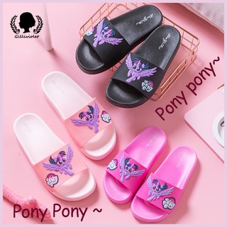 👼👼Unicorn Little Pony Girls Cartoon Indoor Slippers