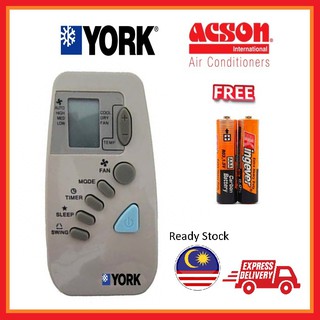 READY STOK York/Acson Air Conditioner Remote Control (1)