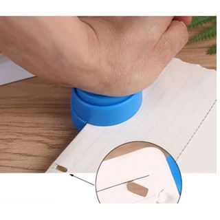 Stapleless Stapler Paper Binding Binder Portable Free Staple-less Stapler Paperclip Punching(colour random)