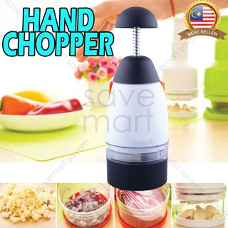 Manual Hand Chop Food Chopper Cutter Mince Slice Dice Vegetable Garlic Onion/Pemotong Sayur/Bawang Manual