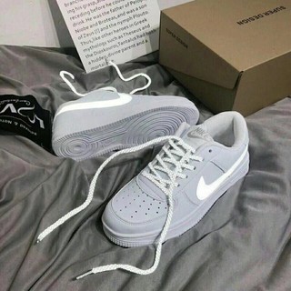 【Lowest Price】Nike Air Force 1 MID 3M Reflective Unisex Couple Sneakers Shoes Starry Ins White Shoes Men Women Causal Low Tops Shoes