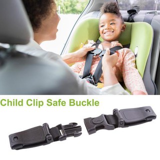 Durable Black Car Baby Safety Seat Strap Belt Harness Chest Child Clip Safe Buckle 1pc