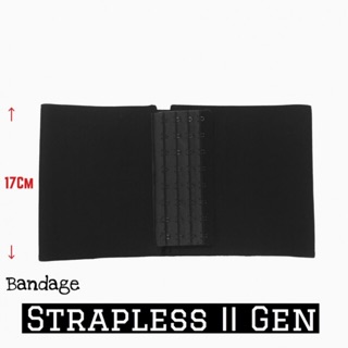 STRAPLESS BINDER 17CM BANDAGE / 束胸 / TOMBOY BINDER (1)