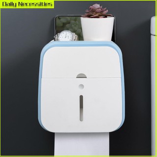 Toilet tissue box toilet toilet paper rack toilet tray free punching waterproof roll paper tube creative drawer tray