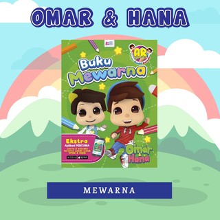 Buku Mewarna Omar & Hana (AR) [Prima Kids]