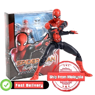 SHFiguarts Marvel Avengers Spiderman SHF Spider-Man Far From Home Action figure 14cm toys doll