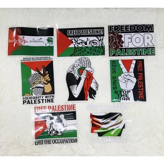 sticker palestine big (utk baju iron on ready stock)