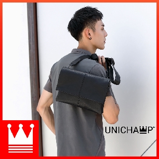 [Unichamp] MC005 Man Elegant Leather Sling Bag / Beg Lelaki Sling Leather Messenger MSB