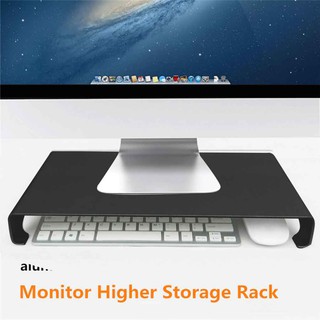 SENZANS Small Desktop Laptop Stand Aluminum Alloy Monitor Holder Space Bar