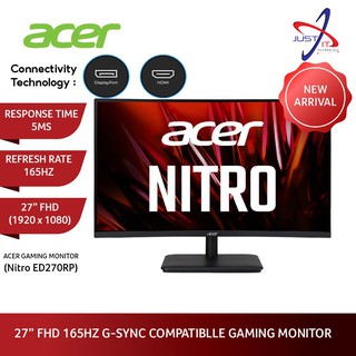 Acer Nitro ED270RP / ED273A VA Panel FHD 165HZ AMD FREESYNC 5MS Gaming Monitor