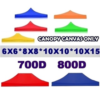 (Ready Stock)Canvas Only Canvas Canopy Kanvas Kanopi Khemah(6x6/8x8 / 10x10 / 10x15)