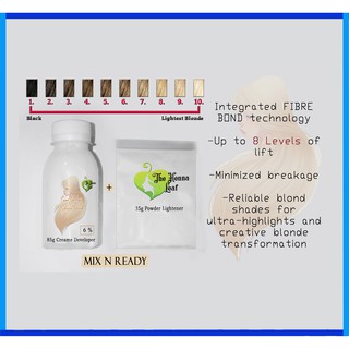 🔥HOT SALE🔥 HAIR BLEACH DEVELOPER AND POWDER SET Bleaching Hair (1st Lightener with integrated FIBRE BOND Technology