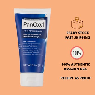 [READY STOCK] PanOxyl Acne Foaming Wash Benzoyl Peroxide 10% Maximum Strength Antimicrobial