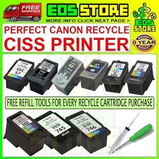 Perfect Canon Original Recycle Cartridge CISS Printer PG40 CL41 PG47 CL57 PG88 CL98 PG745 CL746 PG810 CL811 PG740 CL741