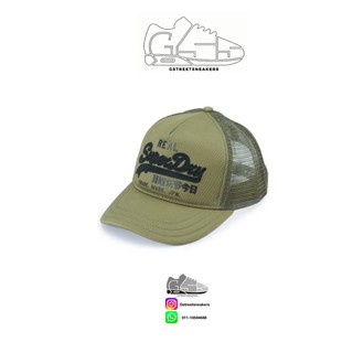 {100% AUTHENTIC} SUPERDRY BASEBALL TRUCKER CAP ARMY GREEN FREE SIZE (READY STOCK)