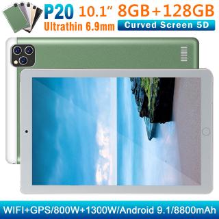 2020 New Android P20 Tablet 9.1 PC RAM8GB + ROM128GB 10-core 10.1 inch 4K screen WiFi / GPS