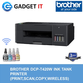 Brother DCP-T420W Multi-function Print,Copy,Scan,Wireless Inkjet Colour Hi-Speed USB 2.0 A4 Printer (DCPT420W,T420W)