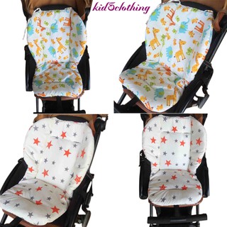Warm Baby Star Printed Stroller Seat Covers Soft Thick Pram Cushion Pad