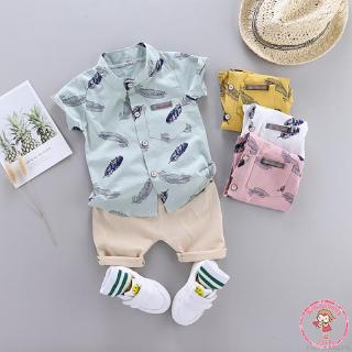 Ready Stok 2pcs Baby Polo Shirt +Pants Budak Lelaki Baju Clothe Clothing Fashion
