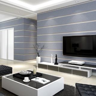 SiDo Modern minimalist 3d Suede deerskin stripes wall paper horizontal bedroom warm wallpaper