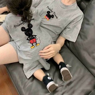 Parent-child dress, sister dress, one big and one small family, three short sleeves, online celebrity mother-daughter dress, foreign style T-shirt親子裝姐妹裝女一大一小一家三口短袖網紅母女裝洋氣t恤fhy1st.my