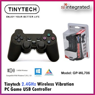 🔥PROMO ITEM🔥 Tinytech 2.4GHz Wireless Vibration PC Game Controller