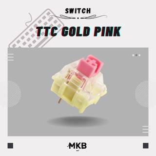 [READY STOCK] TTC Gold Pink Switches Switch for Mechanical or Gaming Keyboards - Linear