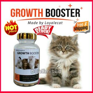 🔥 Ready Stock🔥 GROWTH BOOSTER TABLET (BEST PRODUCT) 💯% ORIGINAL HQ. Vitamin Kucing Viral. Superfood. rantai kucing