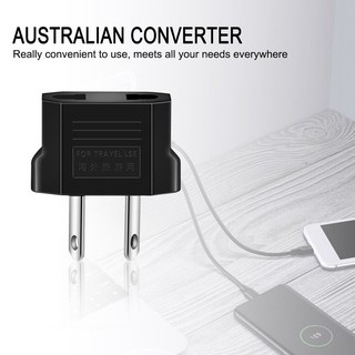 [In stock] Portable Plug Adapter Universal Travel US Or EU To AU Power Socket Adapter Travel Converter Adapter Outdoor Converter