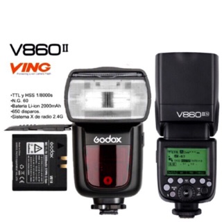 Godox V860 ii flash v860 wireless flash 2.4G HSS 1/8000 for Canon Nikon Sony