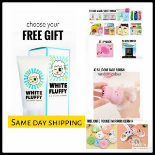 whitefluffy 2 in 1 cleanser original money back guarantee
