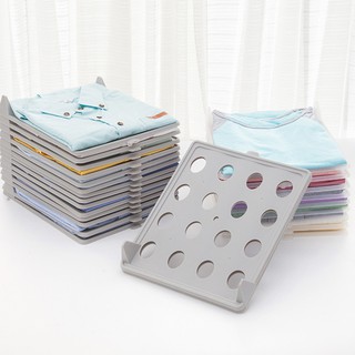 Plastic Cloth Storage Folding Board Organizing Rack T-Shirt Shelf Stacked Board