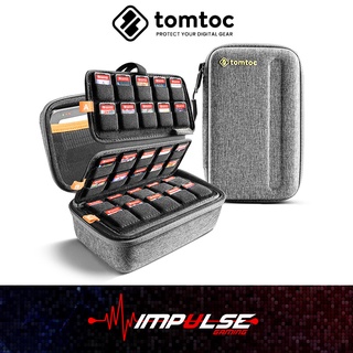 Tomtoc Nintendo Switch / Switch Lite Game Storage Case - Gray