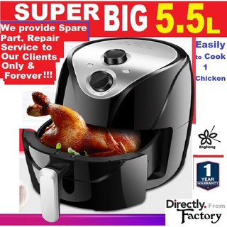 5.5L Air Fryer Same Price to 4L, 3L Air Fryer (1000pc OFFER)