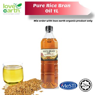 Love Earth Pure Rice Bran Oil 1L