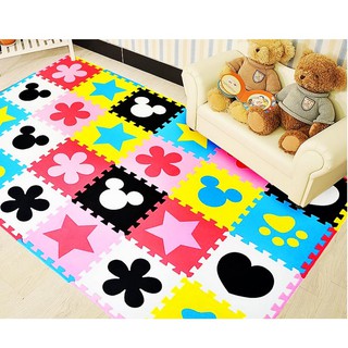 Baby Safe EVA Play Mat Gym Activity Floor Carpet 30x30cm/pc (Random Design Only)