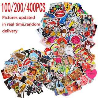 100/200/400Pcs Sticker Bomb Decal Vinyl Roll for Car Skate Skateboard Laptop (1)